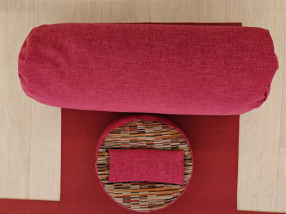 Handmade & mindful | bolster, meditatiekussen, oogkussen